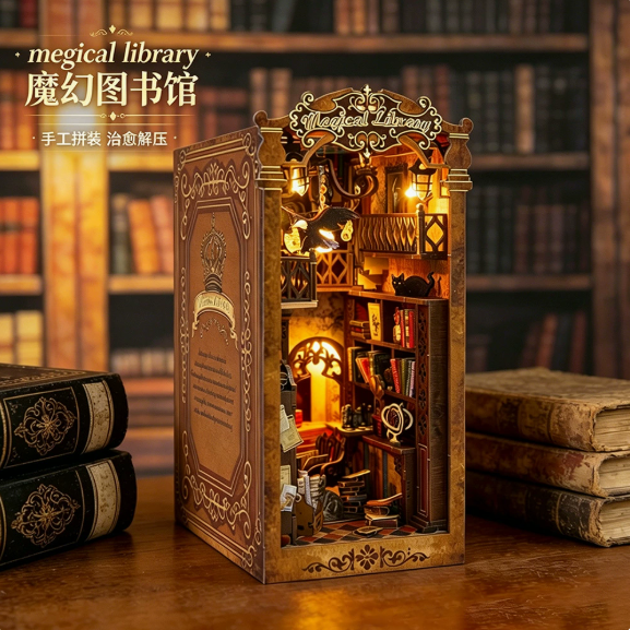 Magical Library book nook